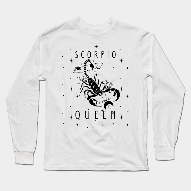 Scorpio Long Sleeve T-Shirt by M.Y